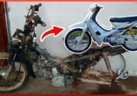 Full Restoration of Rusty Honda Wave | Restoring Old Motorcycle Back to New