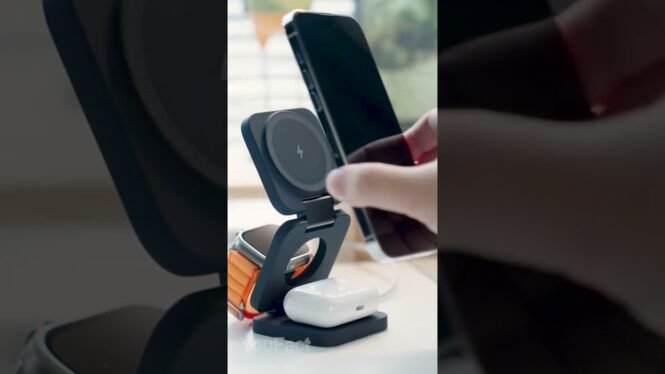 3-In-1 Foldable Magnetic Wireless Charger&Stand