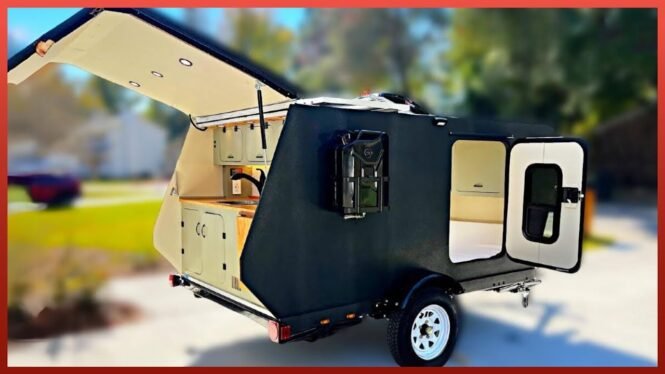 Building Amazing DIY CAMPER Start to Finish | 5 Weeks in 15 Minutes by @buildersblueprint